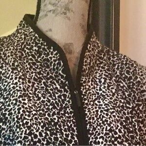 Requirements Monochrome Pattern Bomber Jacket